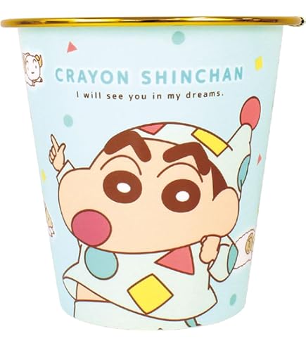 難あり　クレヨンしんちゃん　ダストボックス　ゴミ箱 Amazon｜ティーズファクトリー(T'S Factory) ゴミ箱 クレヨン